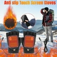 thumbnail image 1 of 5V Hot Hands Hand Warmers Gloves,Usb Heated Gloves Solid Color Half Finger Gloves Thickened Warm Heated Gloves, 1 of 8