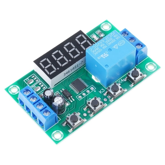 5V LED Display Time Delay Module Adjustable Timer Relays Module Board YYC-2S