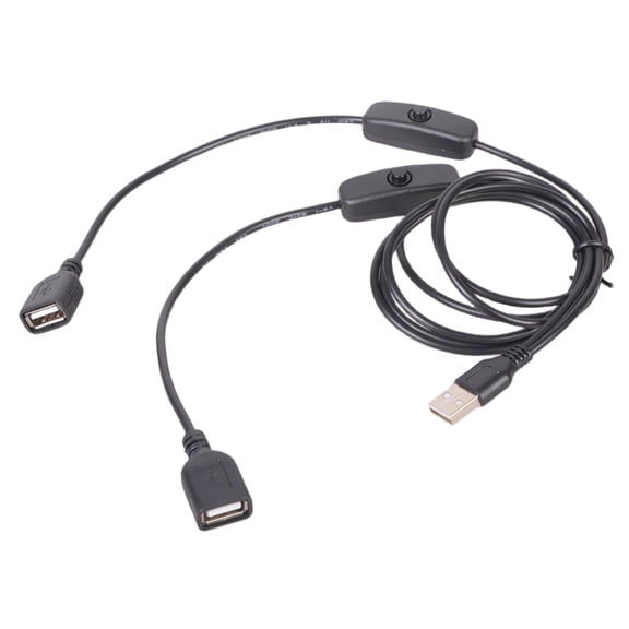 5V Only Charging Extension Cable with Switches for Charging Various USB Devices like Phones Fan and Tablets Efficiently