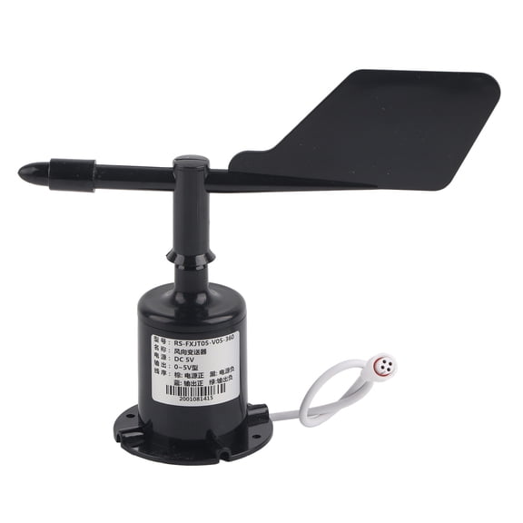 5V-Powered 360 Degree Wind Transmitter Transducer Anemometer for Measuring Ambient Wind Speed (1-5V)