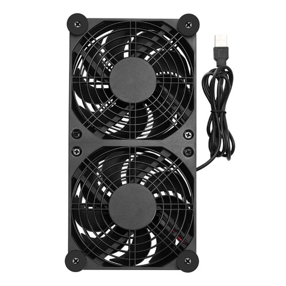 5V Quiet USB Cooling Fan 120mm Cooling for Router Computer Video networking Cabinet Server Gaming Console Cooling Project