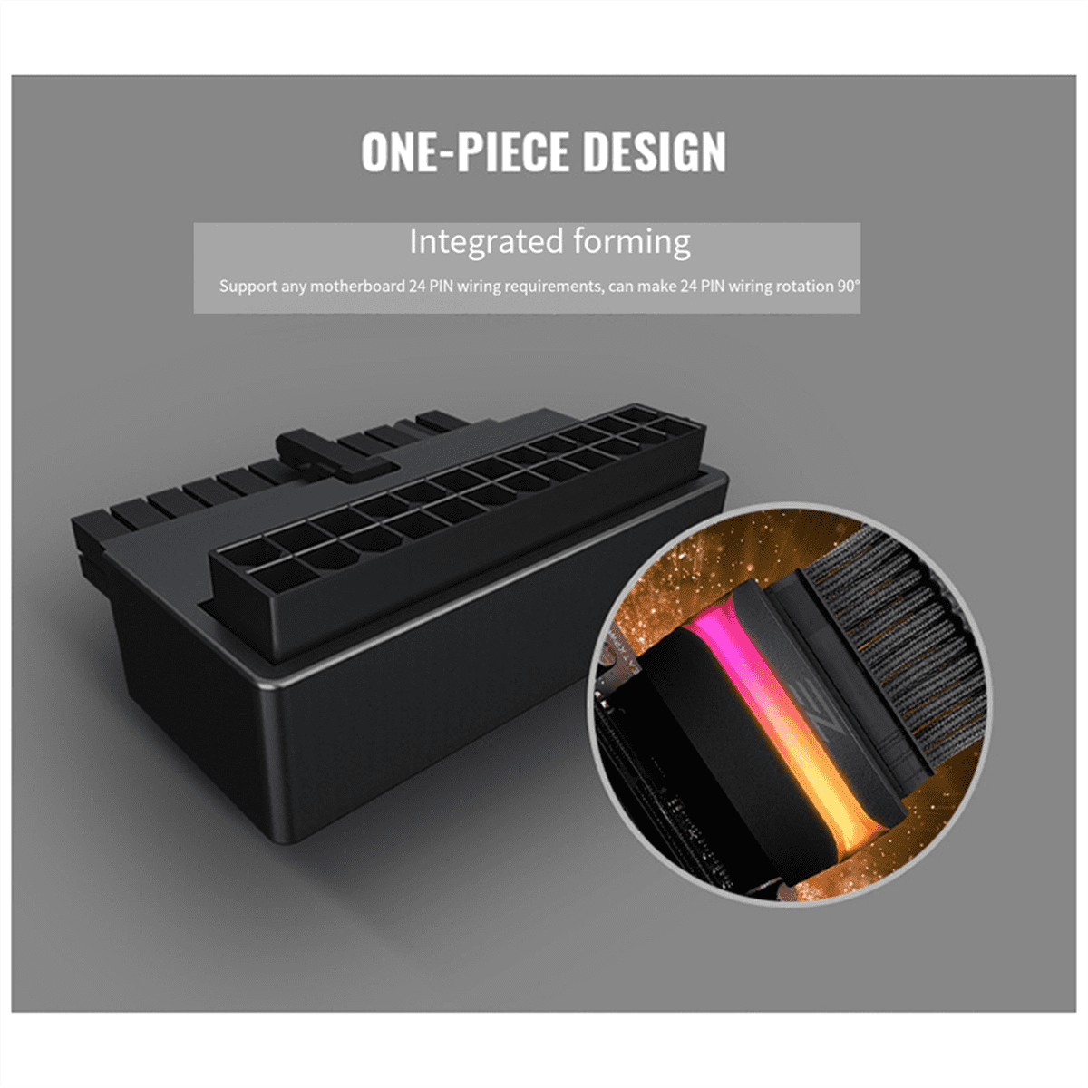 5V Synchronized 24 Pin Turn Header Computer Motherboard Atx Power ...