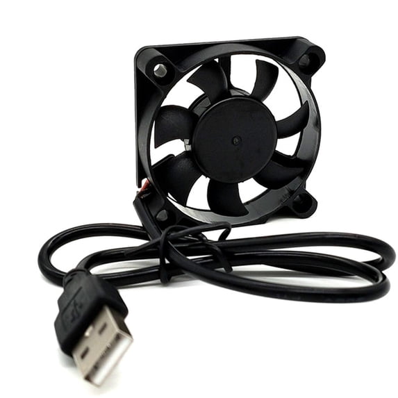 5V USB Cooling Fan with 2500RPM Speed and 22CFM Airflow for Computer Case Assembly and Repair
