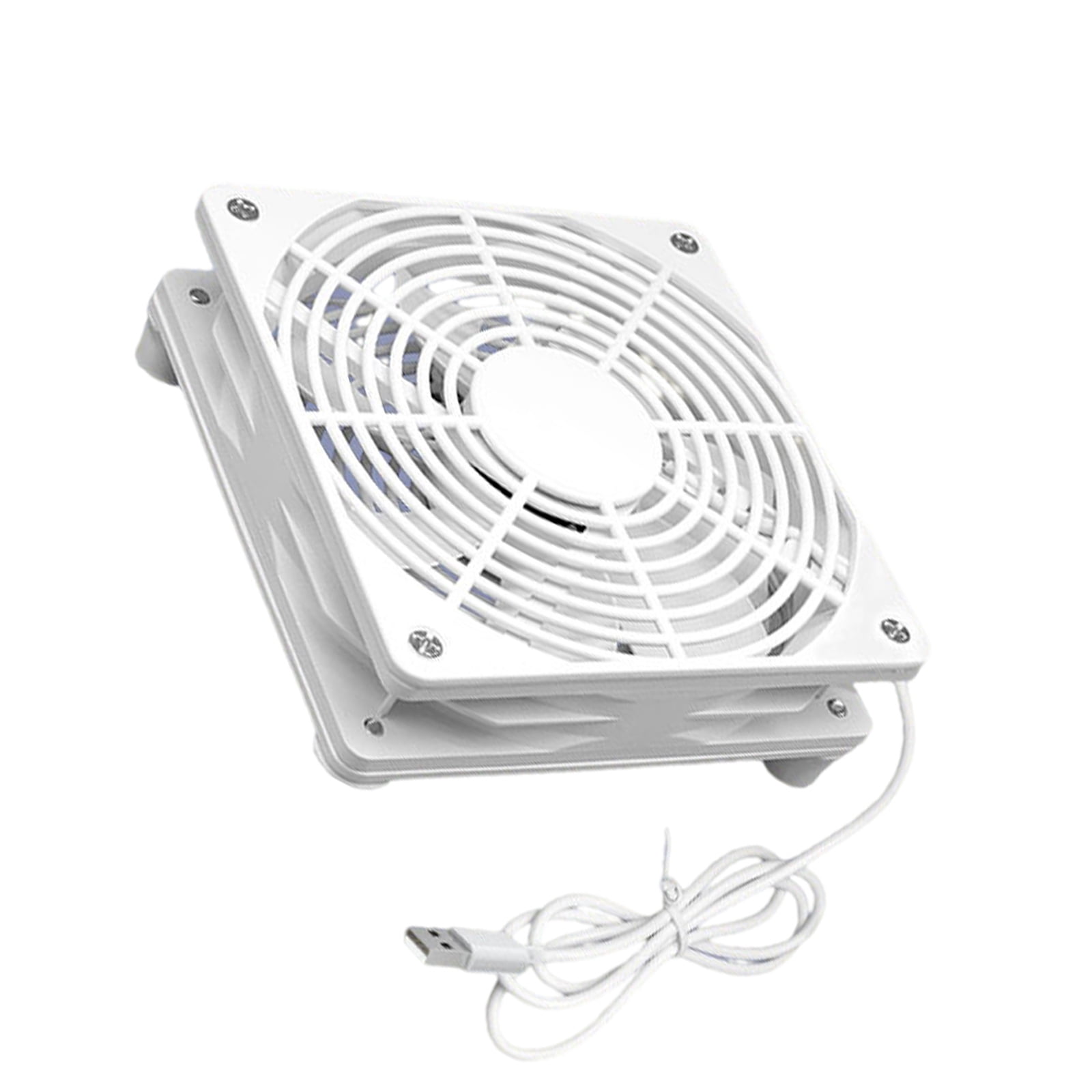 Usb Router Fan Temu 5V USB PC Router Fan Cooling Fan 1800rpm Speed Portable Cooling Fan ...