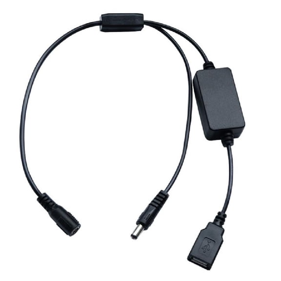 5V USB Power Cable 5.5x2.1mm Charging Connectors to and USB for Speaker MP3