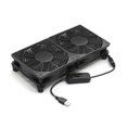 thumbnail image 1 of 5V USB Powered 120mm 1800PRM Gaming PC Fan 1 Speed Portable Cooling Fan Suitable for Tablet TV Receiver Router 2 Fan, 1 of 8