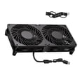 5V USB Router Fan 120MM Cooling Fan Brushless Portable Cooling with 3 ...