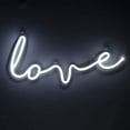 thumbnail image 1 of 5V White Love LED Neon Sign Christmas Wedding Party Decoration Wall Lamp USB Powered Children Bedroom Night Light (New Love white), 1 of 3