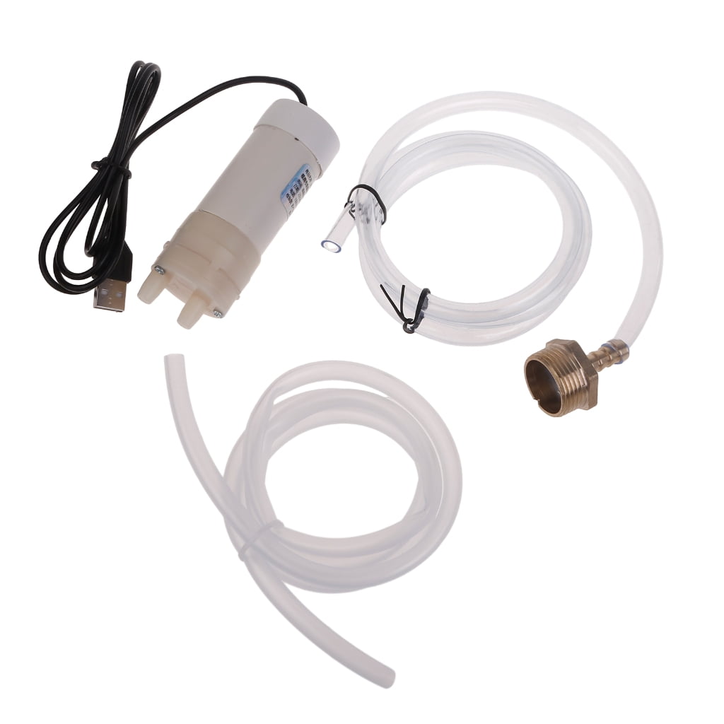 5V2A USB Mini Water Pump with Tubing 4L/min Self-priming Pump USB Power Supply High Efficiency Water Pumps