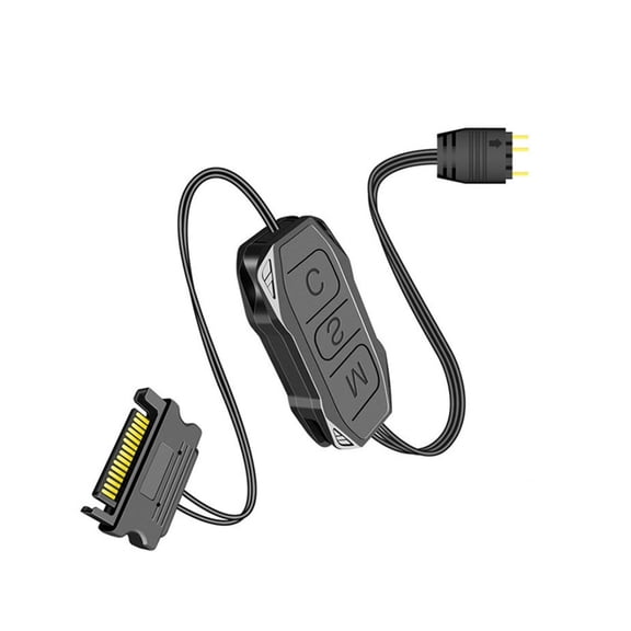 5V3Pin ARGB Controller for Desktops with Customizable Effects ARGB Light Strips