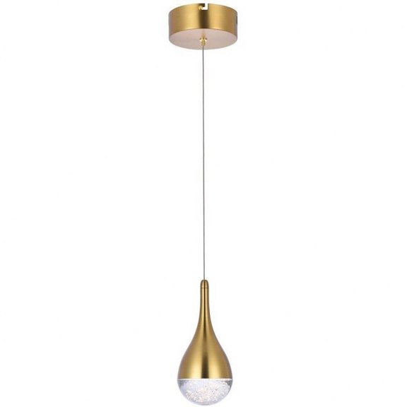 5W 1 Led Pendant in Modern Style-9 inches Tall and 5 inches Wide Bailey Street Home 390-Bel-5048064