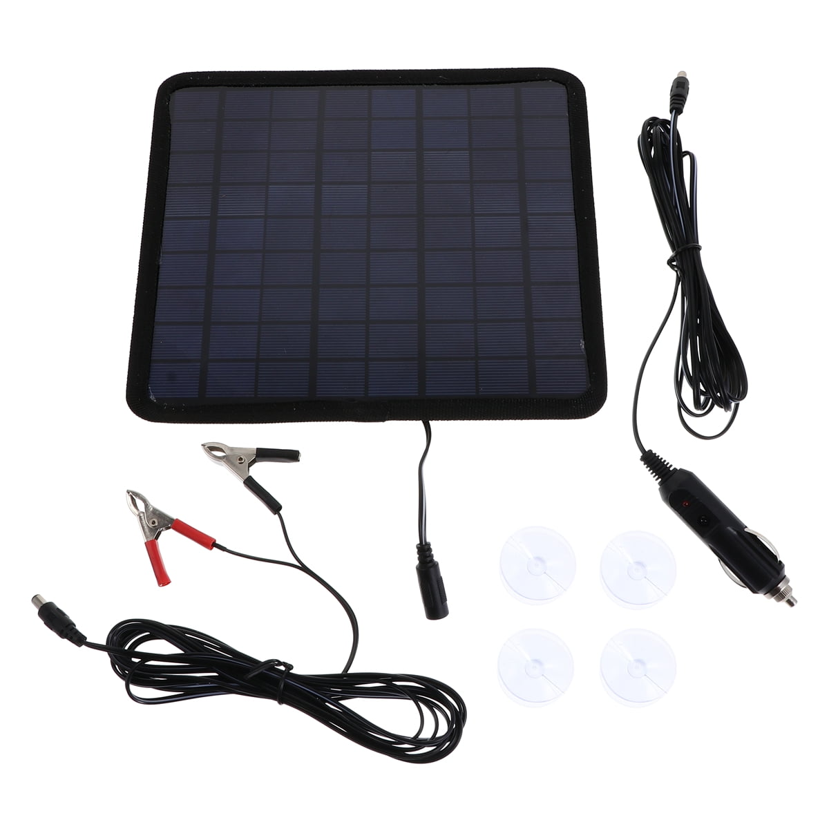 5W 12V Solar Car Battery Charger Solar Panel Trickle Charger Maintainer