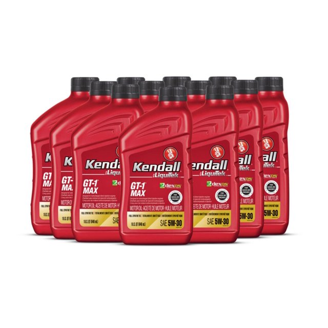 5W30 Full Synthetic Kendall Liquid Titanium Protection 12 Quarts Dexos