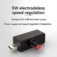 thumbnail image 1 of 5W 5V Fan Speed Controller Induction Speed Controller with Switch Protection USB Interface Laptop Cell Phone Cooling, 1 of 6