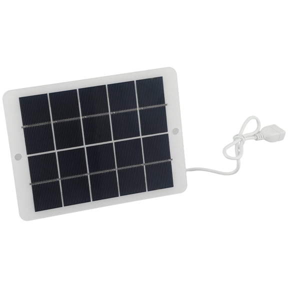 5W 5V Polysilicon Solar Charging Panel with Usb Output Outdoor Solar Charger Power Bank Usb Cable Length 45Cm