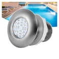 thumbnail image 1 of 5W Fiberglass Pool PVC Embedded Swimming Pool Light Film Pool Civil Construction Pool Low Voltage Silver Stainless Steel 12V Underwater Light ,High Efficiency, 1 of 5