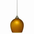thumbnail image 1 of 5W Integrated LED Glass Pendant Lighting with Dimmer Feature, Dark Yellow, 1 of 5