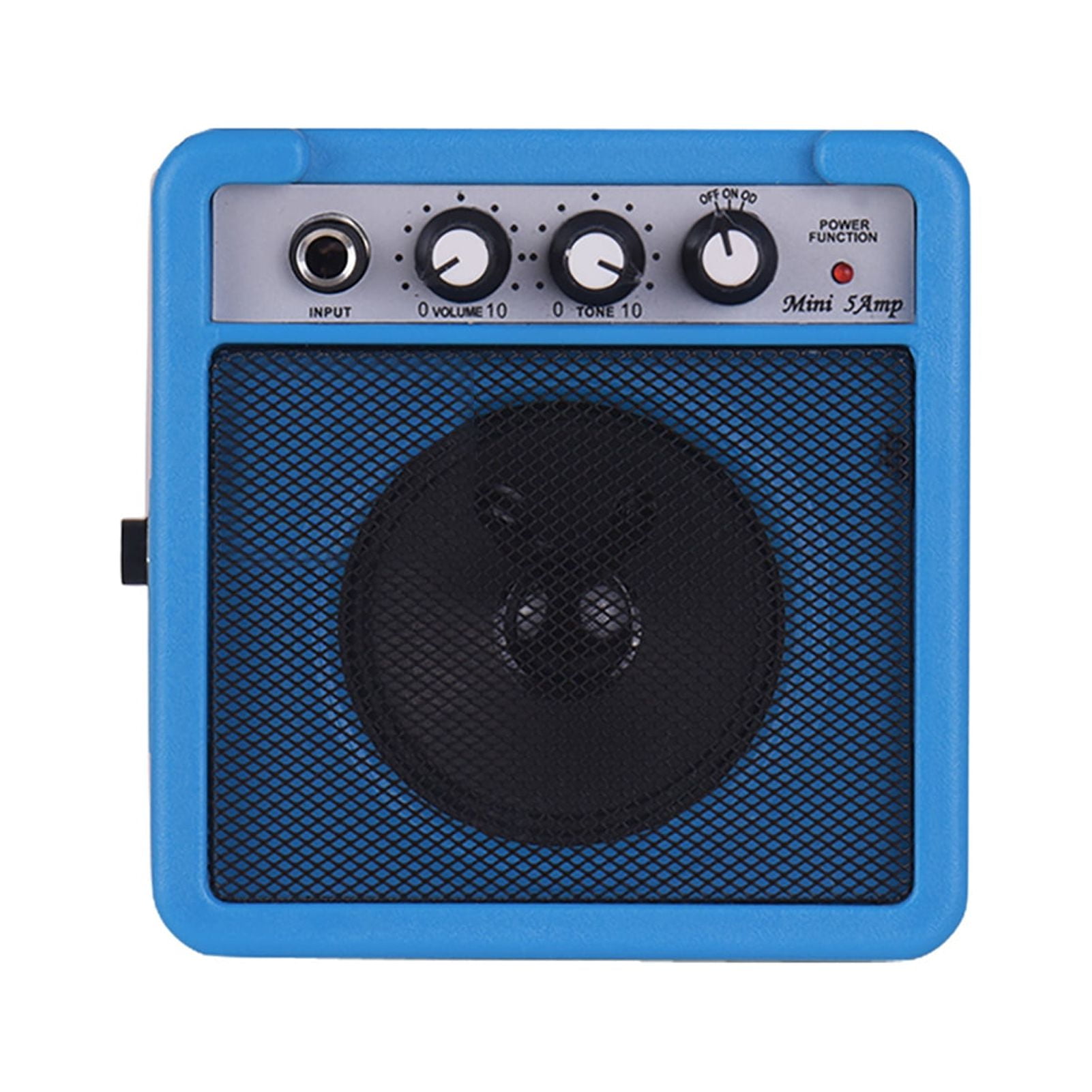 5W Mini Guitar Amplifier Amp Speaker with 3.5mm 6.35mm Inputs 1 4 Inch Output Supports Tone Adjustment Overdrive