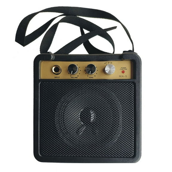 5W Mini Guitar Amplifier Guitar Amp with Back Clip Speaker Guitar Accessories for Acoustic Electric Guitar Violin Sound