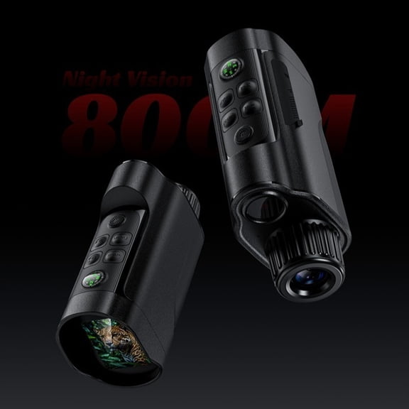 5W Night Vision Goggles | 1080P Digital Imaging Monoculars with 10X Zoom, 2600FT Night Range, 2" Screen for Hunting, Camping, Wildlife Observation, and Home Security