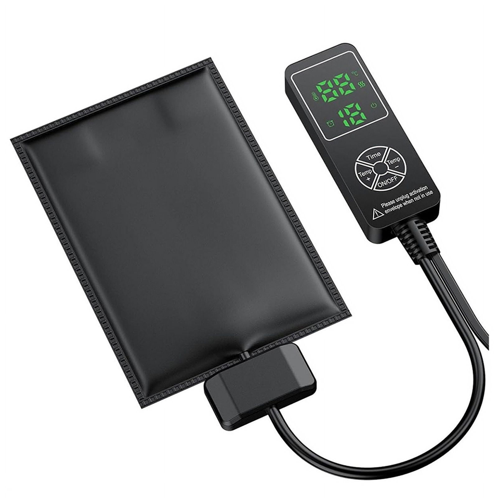 5W Reptile Heat Pad with Digital Thermostat & Timer 7 X 5Inch Reptile Heating Pad Tank Heater Terrarium Heat Mat US Plug