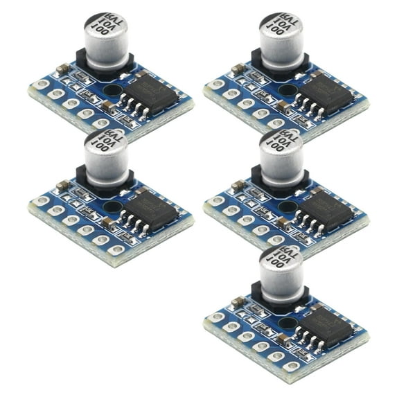 5W Single Channel Auditory Amplifier Compactly Module with Short Circuits Protections For Portable Loudspeakers