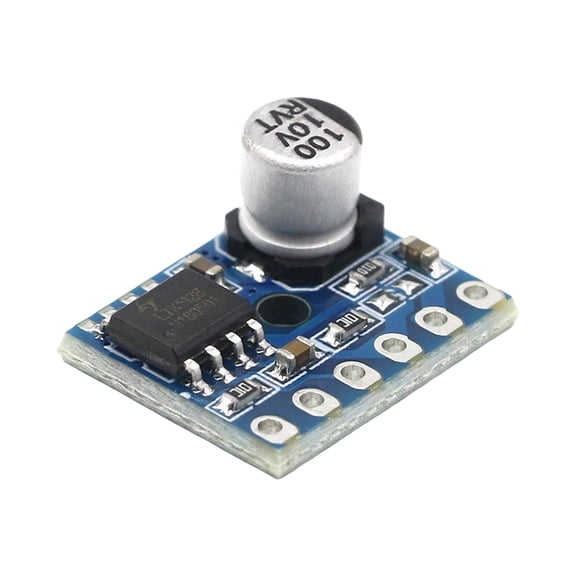 5W Single Channel Class D Amplifier Module, High Efficiency Compact Design with Overload for Car/Home