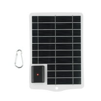5W Solar Charger 5V Solar Panel Tempered Glass Complex Weather Conditions