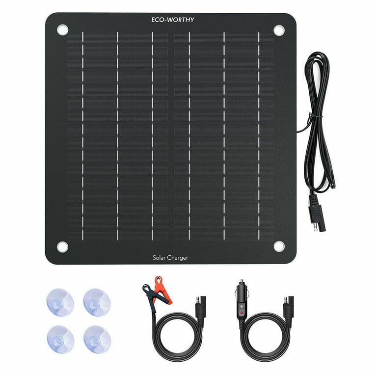 5w solar panel to charge 12v battery deals