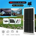 thumbnail image 1 of 5W Solar Panel 12V Trickle Charge Battery Charger Kit Maintainer Boat RV Car, 1 of 7