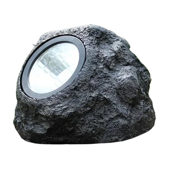 5W Solar Powered Light Simulation Stone Lights Spotlight Decoration Cold White IP65 Waterproof for Outdoor Garden Lawn Lamps