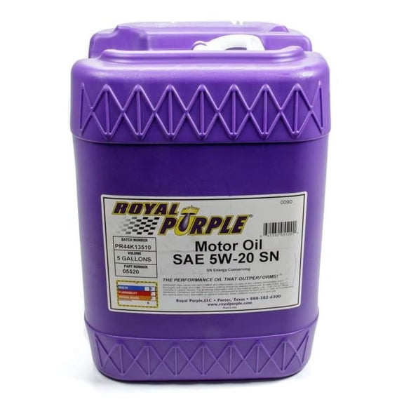 5W20 Motor Oil Synthetic - 5 gal