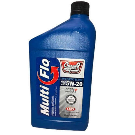 5W20 Multi-flo Synthetic Blend Motor Oil 1 Quart