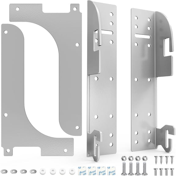 5WB-DMKIT Door Mount Kit Compatible with Rev-A-Shelf 5WB1 5WB2 5CW2 Series Basket RV Shelf Door Mount Kit for Cabinet Organizer Kitchen Base