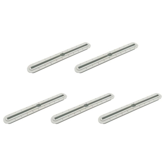 5X 10.75 Inch Surfboard Fin Box Board Long Board Wakeboard Center Fin Box Surfing Accessories,White