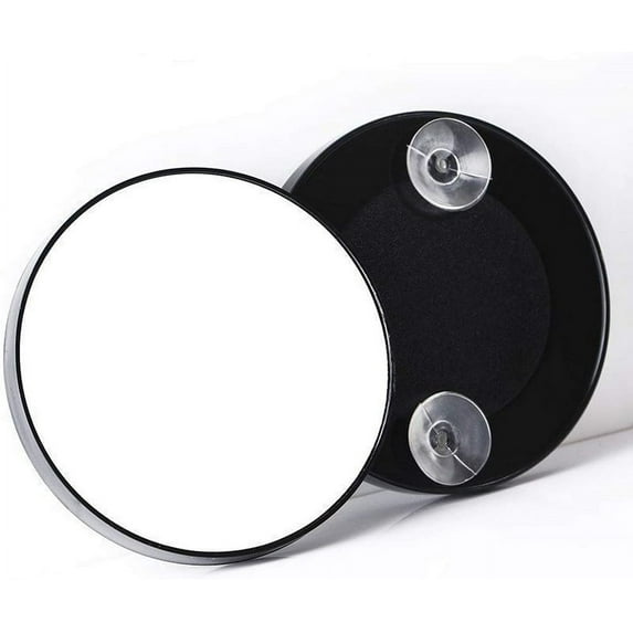 15X/10X/5X Magnifying Mirror – Use for Makeup Application - Tweezing – and Blackhead/Blemish Removal –Round Mirror with 2 Suction Cups for Easy Mounting