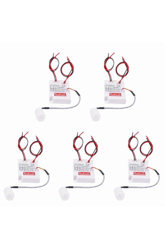 5X 12V 24V PIR Motion Sensor Switch IR Infrared Human Induction Time Delay Relay Switch Corridor LED Light Timer Switch
