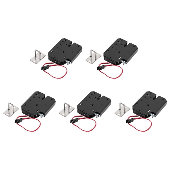 5X 12V 2A Electric Magnetic Lock 150KG/330Lb Fail Safe Holding Force Electromagnetic Door Access Control System