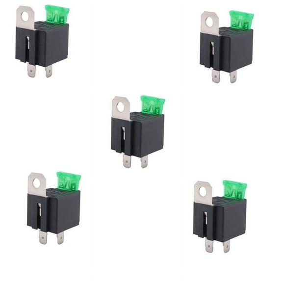 5X 12V 30A 4 Pin SPST Auto Vehicle Relay Normally Opener Changeover Switch Switch