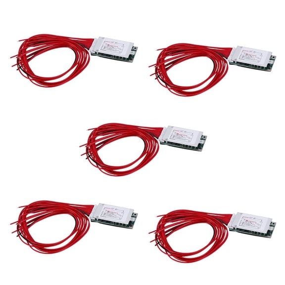 5X 13S 48V 15A Li-Ion Lipolymer Battery Protection Board PCB Board with Heatsink for E-Bike EScooter