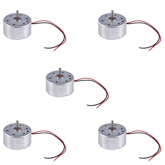 5X 1700-7300RPM 1.5-6.5V High Torque Cylinder Electric Mini DC Motor