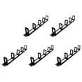 thumbnail image 1 of 5X 19 Inch 1U Rack Cabinets Cable Management Network Organizer Hollow Metal Base Five Ring Detachable Wire Manager Frame, 1 of 5