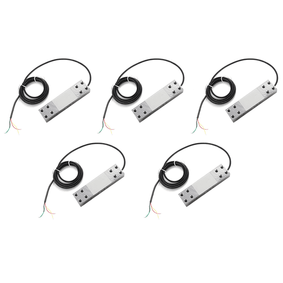 5X 200 Kg Electronic Scale Sensor Digital Load Cell Weight Sensor Platform Scale Load Cell Single Point Beam Sensor,5 * Electronic platform scale,silver