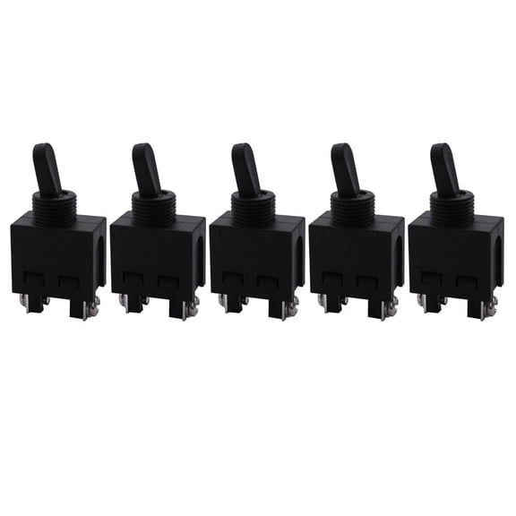 5X 250V ON/OFF Position Toggle Switch for Angle Grinder,5 x Toggle Switch,black