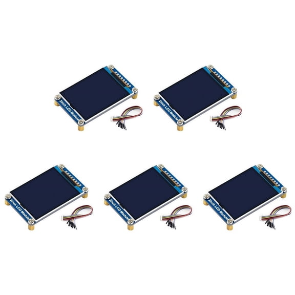 5X 2Inch IPS LCD Display for ,65K RGB Colors, 320X240 Pixels, SPI Interface