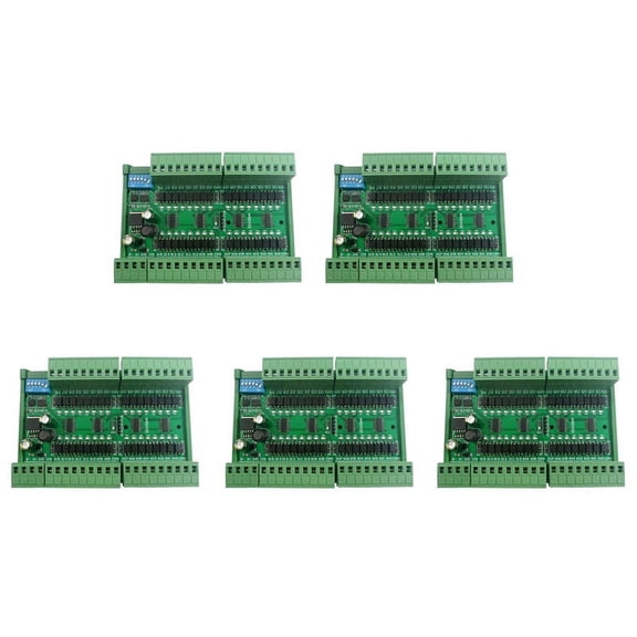 5X 32Ch PNP Isolated Digital Input RS485 Modbus Rtu Controller 12V 24V PLC Switch Quantity Acquisition Board(with Case)