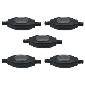 5X 3A 250V 8mm Waterproof in Line Switch Cord Switch IP65 Round Wire Silver Double Cut Switch Dust Switch