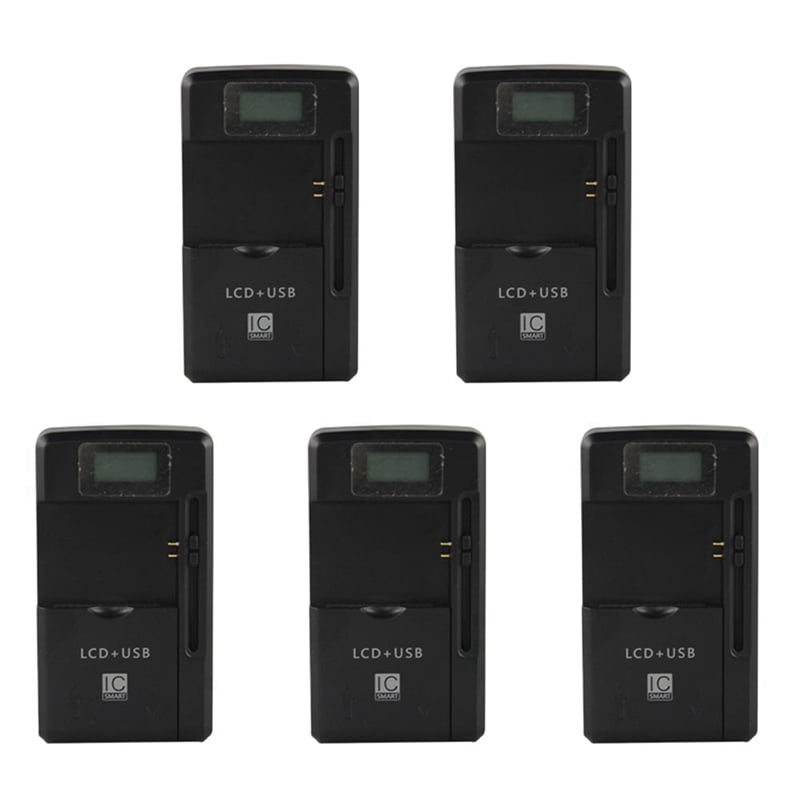 5X 4.2V Mobile Universal Battery Charger Wall Travel Charger for Cell Phone PDA Camera LiIon