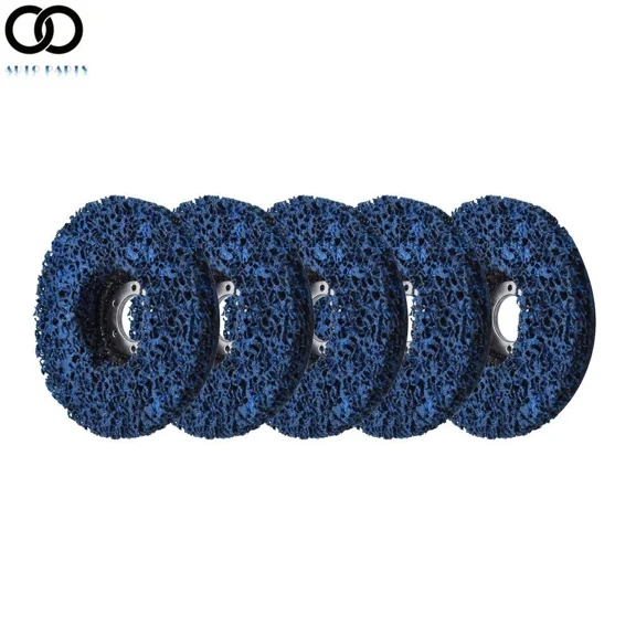 5X 4.5''X7/8" Poly Strip Disc Wheel Paint Rust Removal Clean For Angle Grinder
