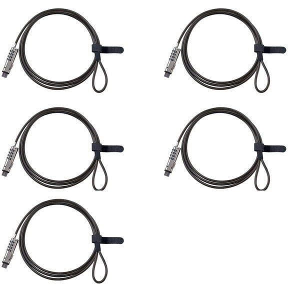 5X 4 Digital Universal Lock USB Laptop Security Cable Lock for Computer